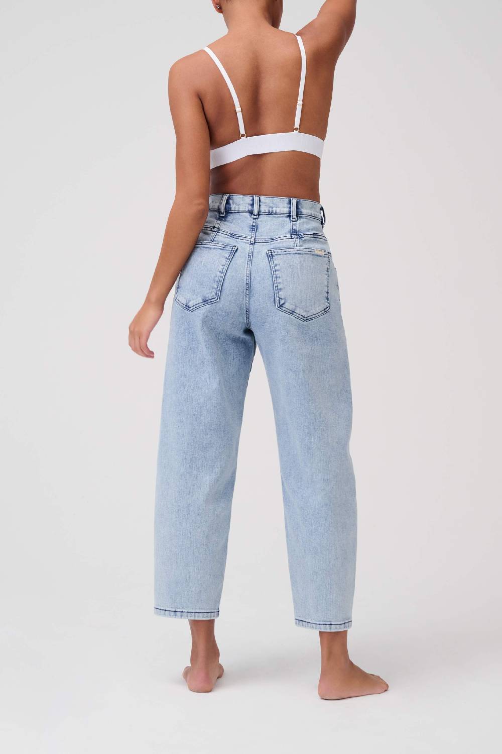 Item M6 Relaxed Denim High Rise Pants Hotsell