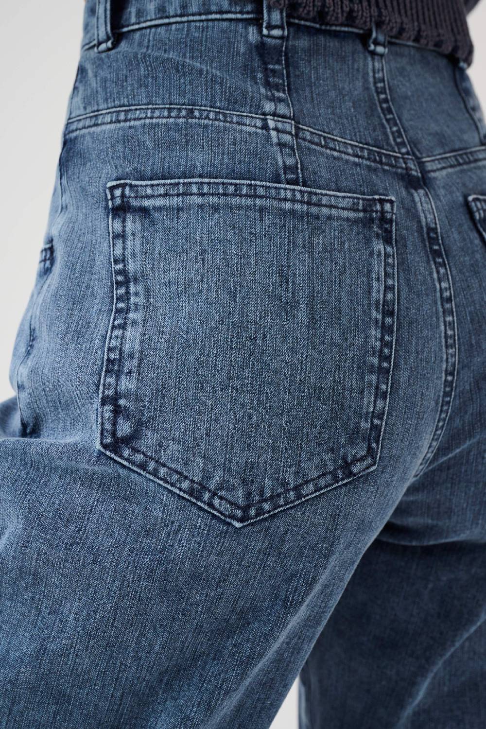 Item M6 Relaxed Denim High Rise Pants Blitzverkäufe
