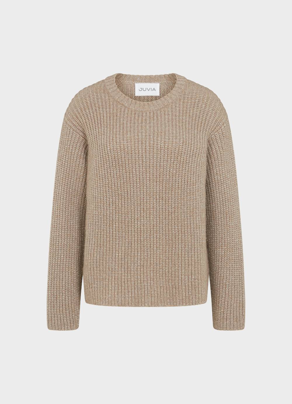 Juvia Glitzer Strick - Pullover Bis zu 65% Rabatt