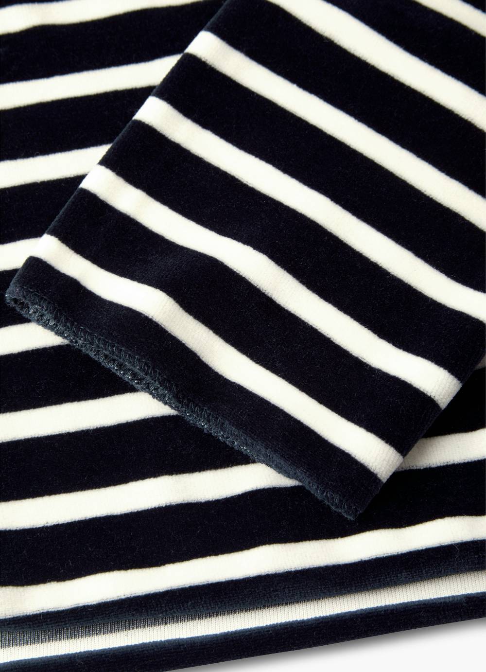 Juvia Monaco Baby Sweater Velvet Striped Heißer Verkauf