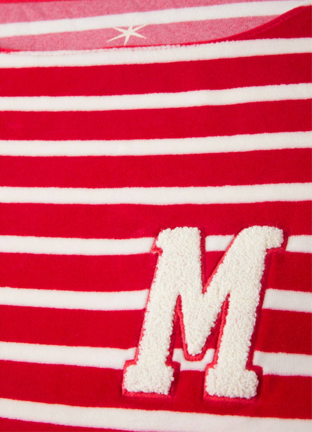 Juvia Monaco Baby Sweater Velvet Striped Große Rabatte