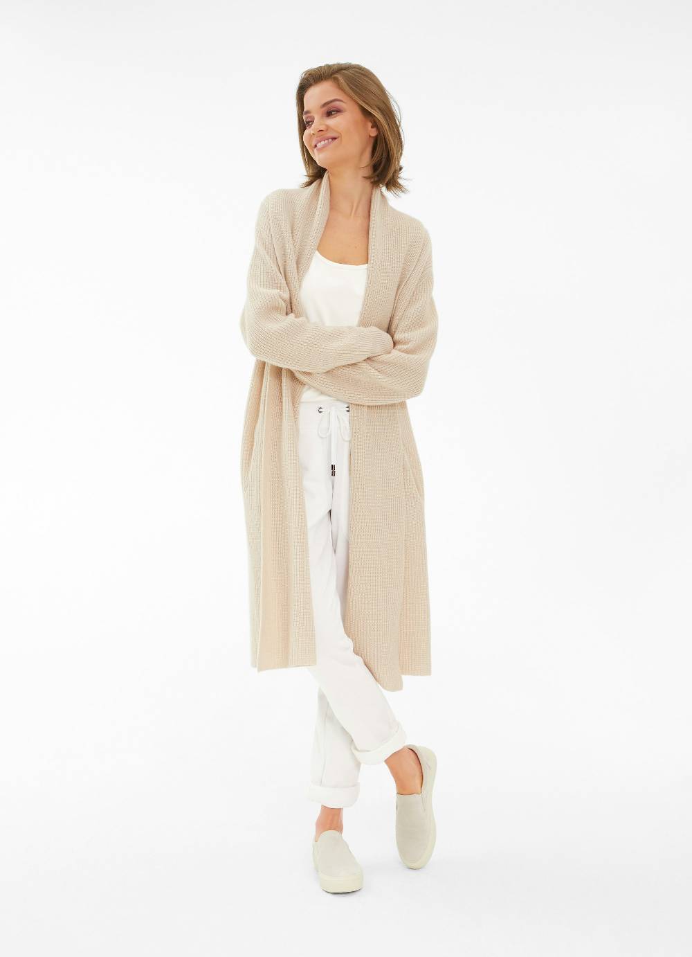 Juvia Langer Oversized - Cardigan Top Angebot