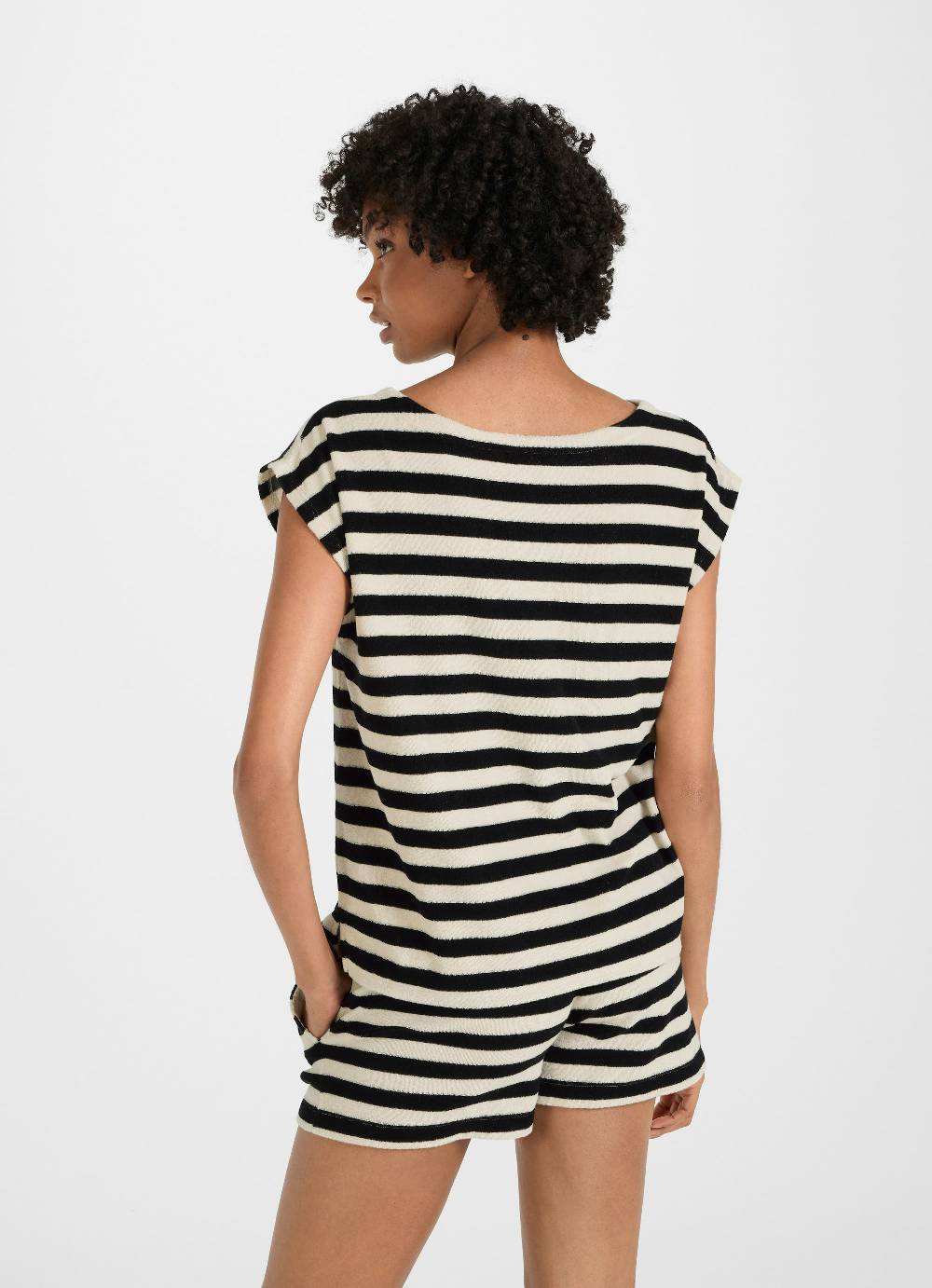 Juvia Frottee - Boxy - T-Shirt Black Friday Preise