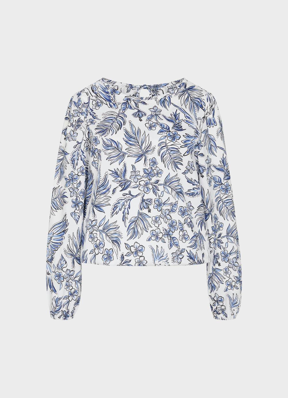 Juvia Popeline Bluse Bis zu 65% Rabatt