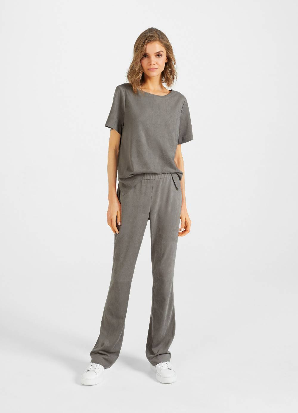 Juvia Tech Velours -Bootcut Hose Super Rabatt