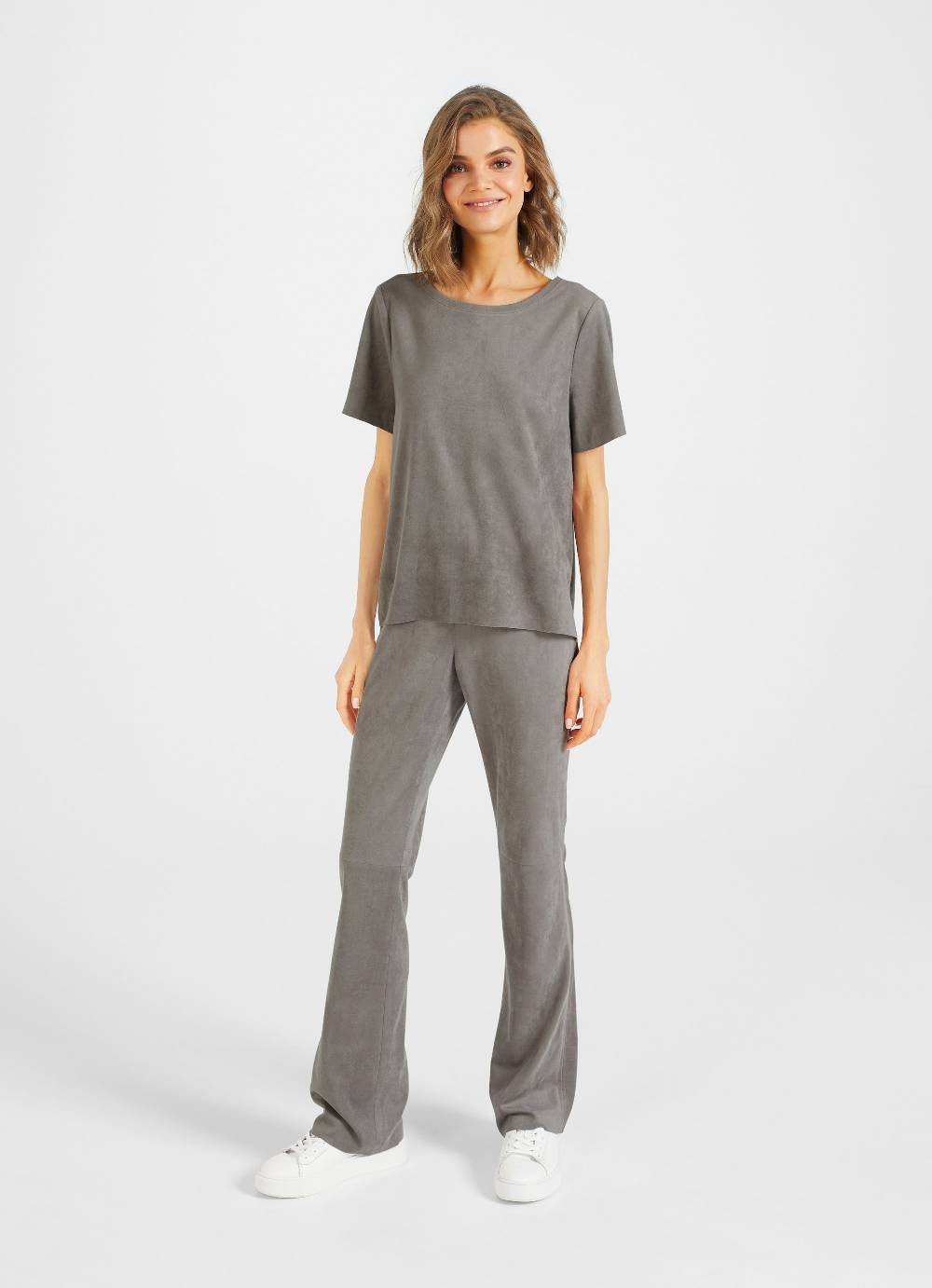 Juvia Tech Velours -Bootcut Hose Super Rabatt