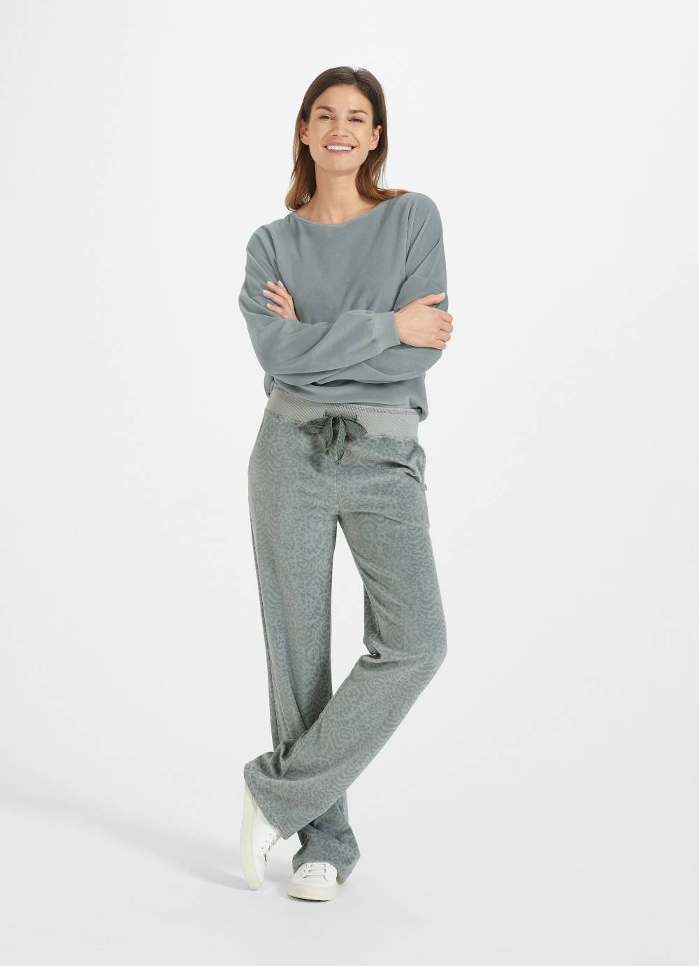 Juvia Samt - Sweatpants Black Friday Preise