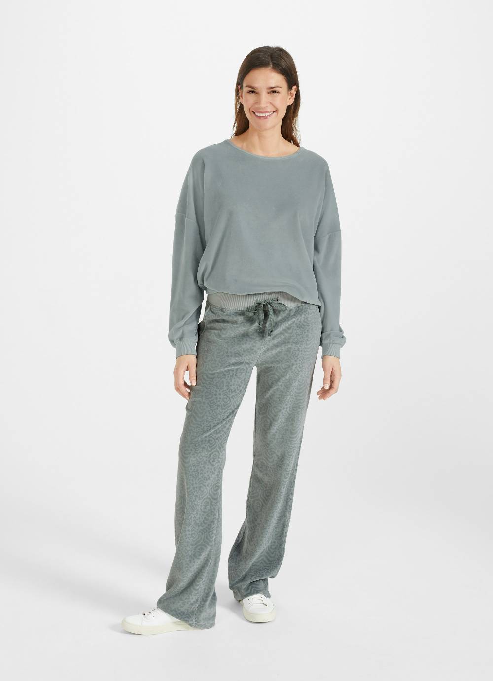 Juvia Samt - Sweatpants Black Friday Preise