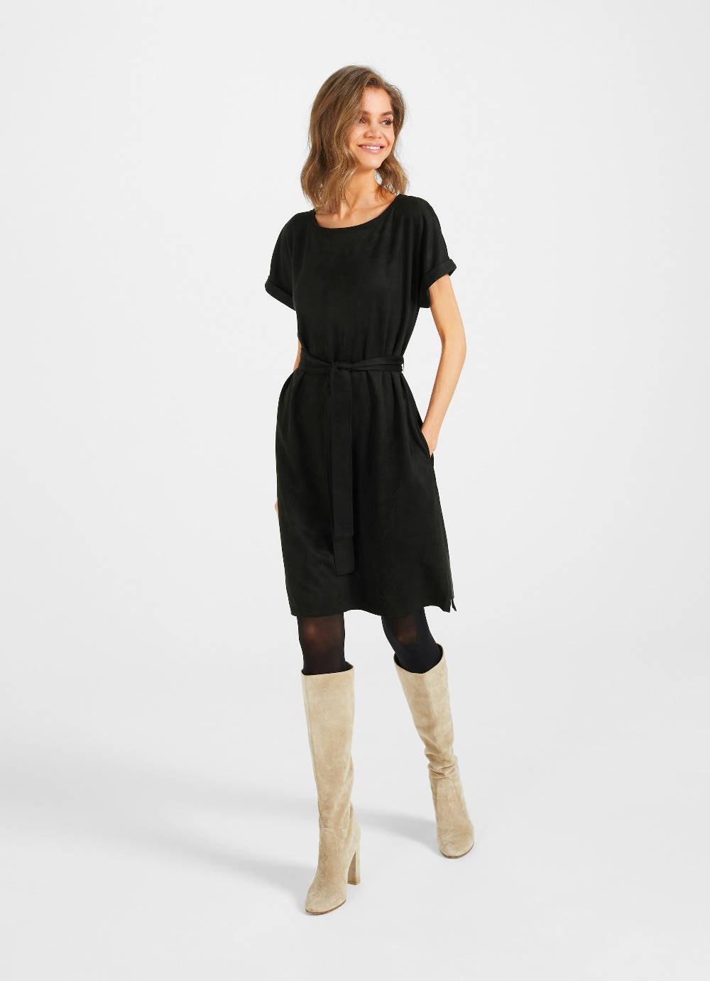 Juvia Tech Velours - Kleid Kostenlose Rückgabe