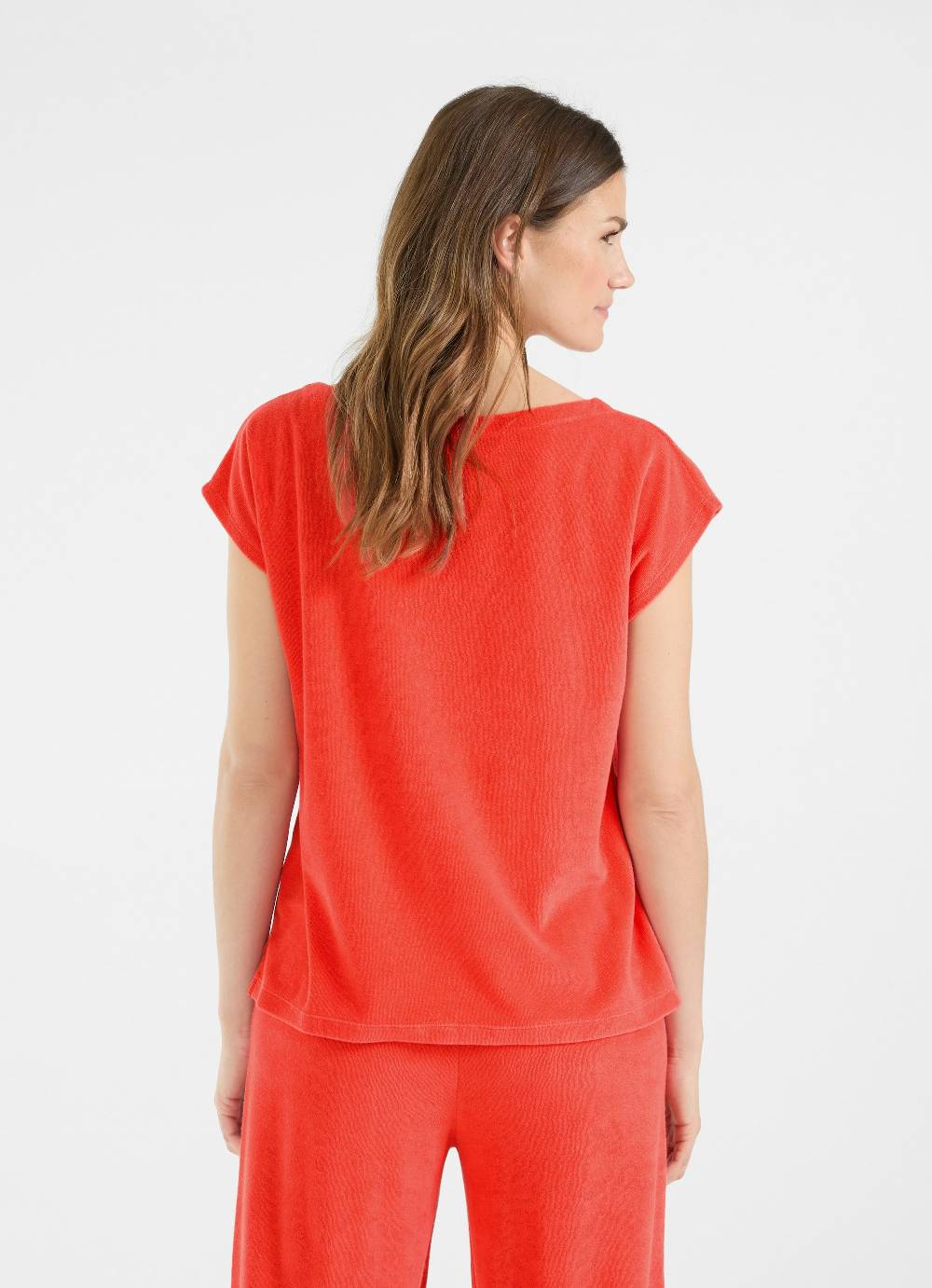 Juvia Frottee Boxy - T-Shirt Begrenzte Freigabe