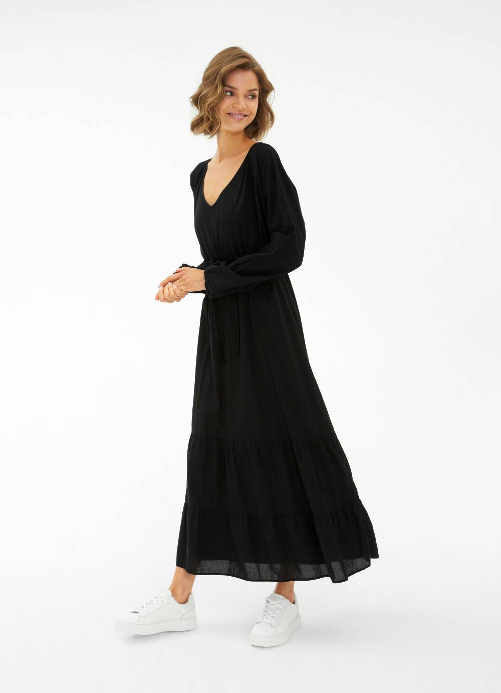 Juvia Popeline - Maxi Kleid Letzter Tag