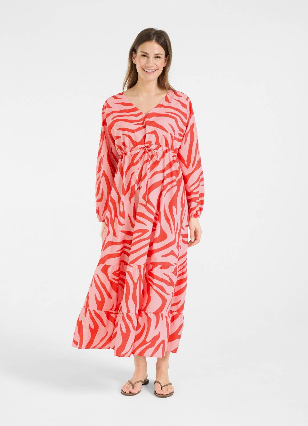 Juvia Popeline - Maxi Kleid Blitzverkäufe