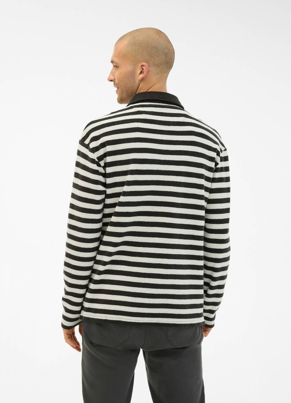 Juvia Frottee Polo - Longsleeve Günstig kaufen