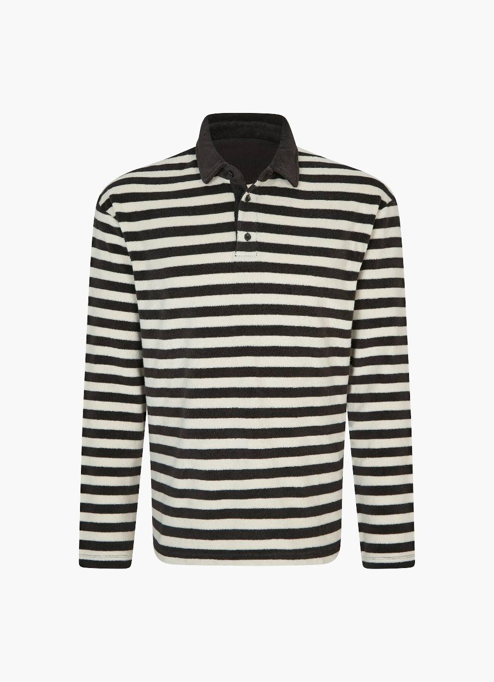 Juvia Frottee Polo - Longsleeve Günstig kaufen