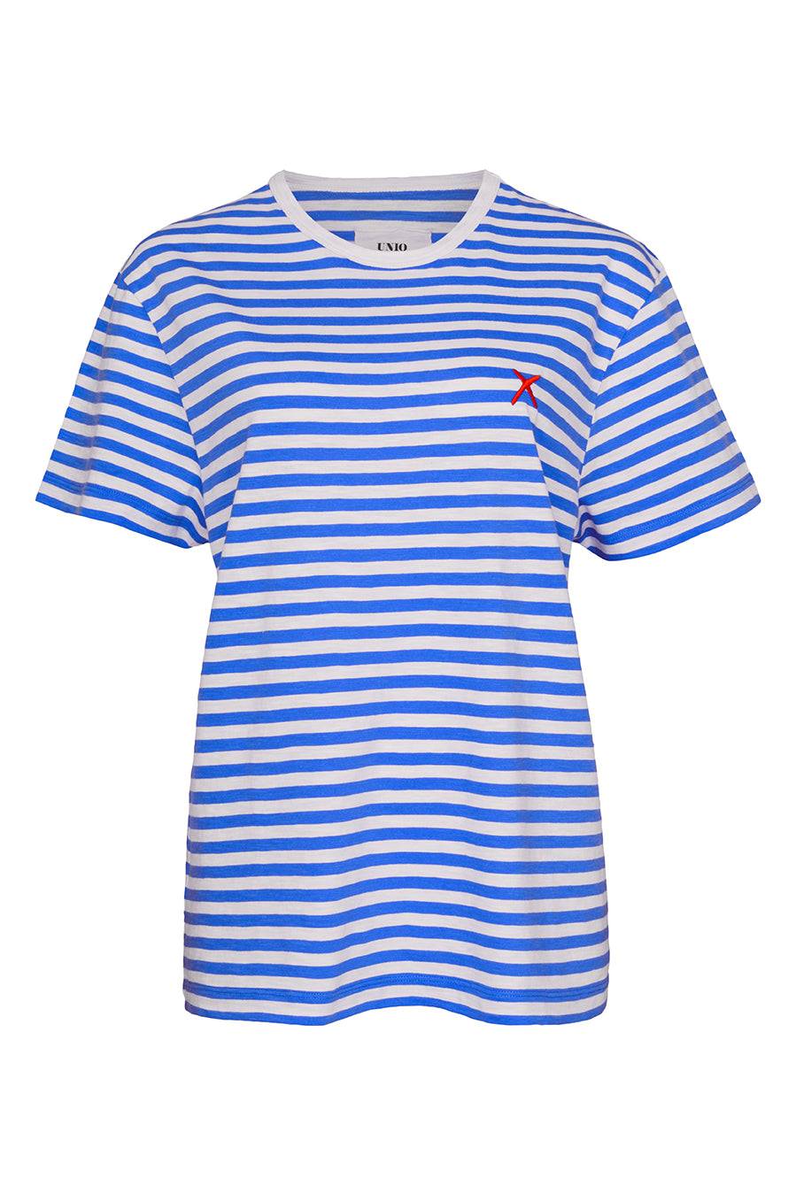 ﻿Liv Bergen T-Shirt Unisex in fresh blue Super Rabatt