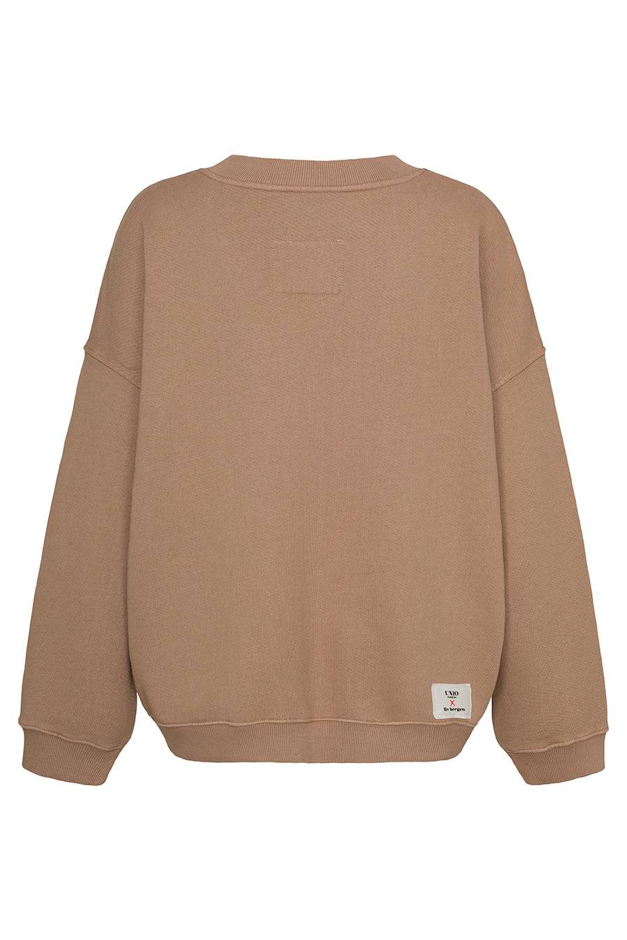 Liv Bergen Sweater RIVA in toast Clearance-Verkauf