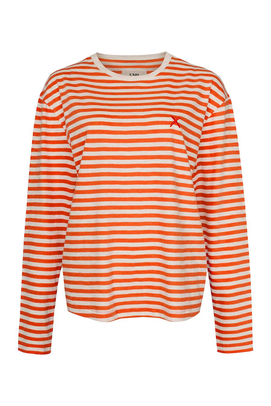 Liv Bergen Longsleeve Unisex in strong orange Kostenloser Versand international
