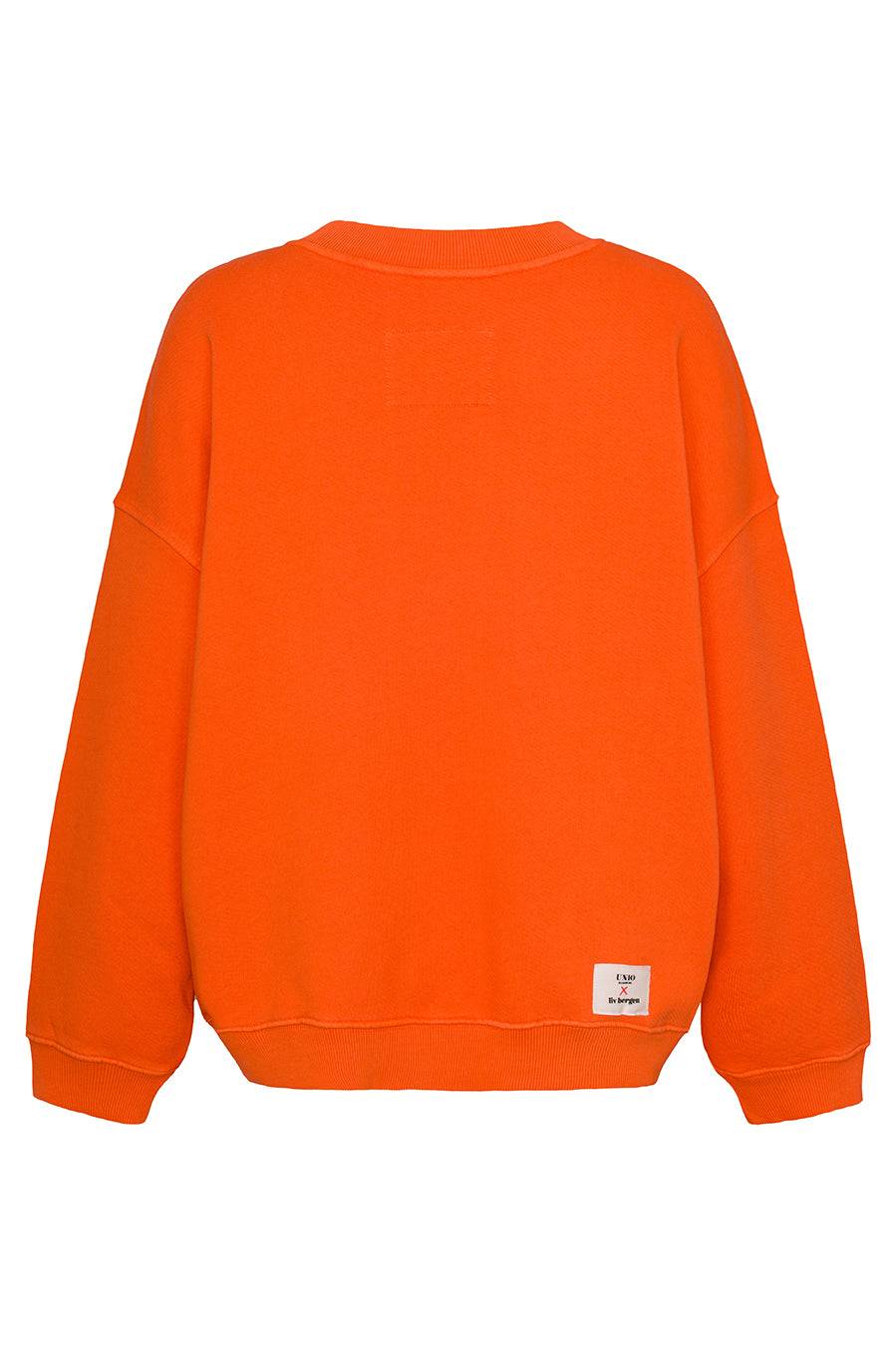 Liv Bergen Sweater RIVA in strong orange Black Friday Preise