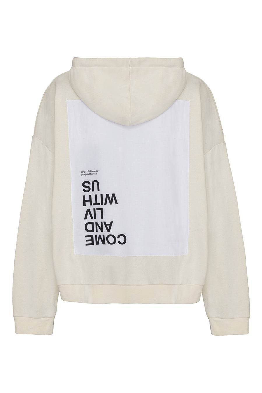 Liv Bergen Hoodie Come in offwhite Zeitlich begrenztes Angebot
