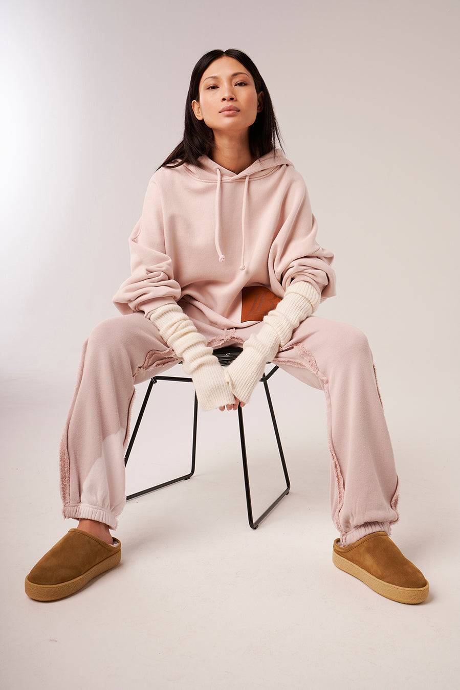 Liv Bergen Hoodie Fade Out in ruby tan Große Rabatte