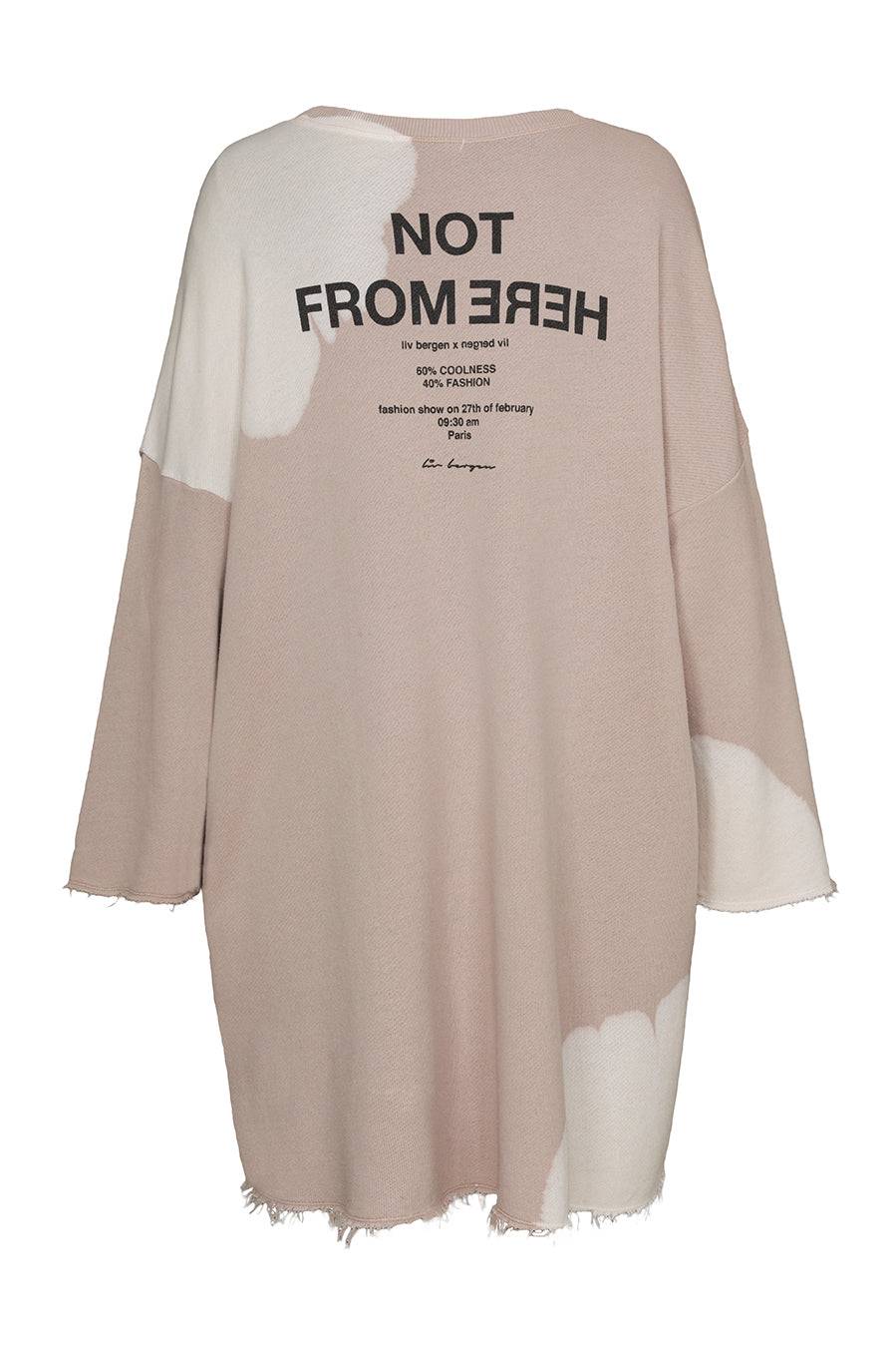 Liv Bergen Kleid Bleached in old rose Räumungsverkauf