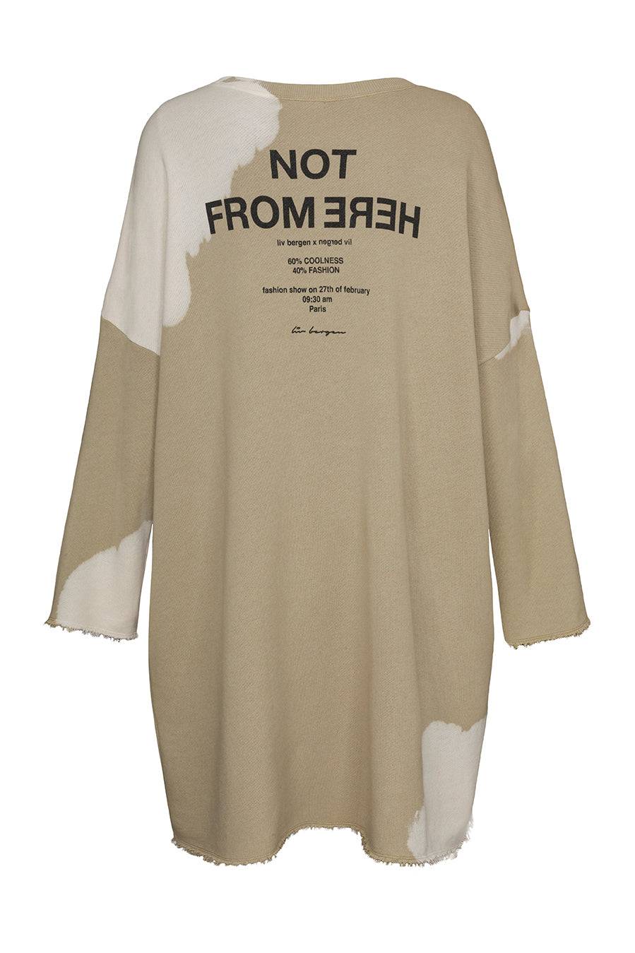 Liv Bergen Kleid Bleached in camel Bis zu 65% Rabatt