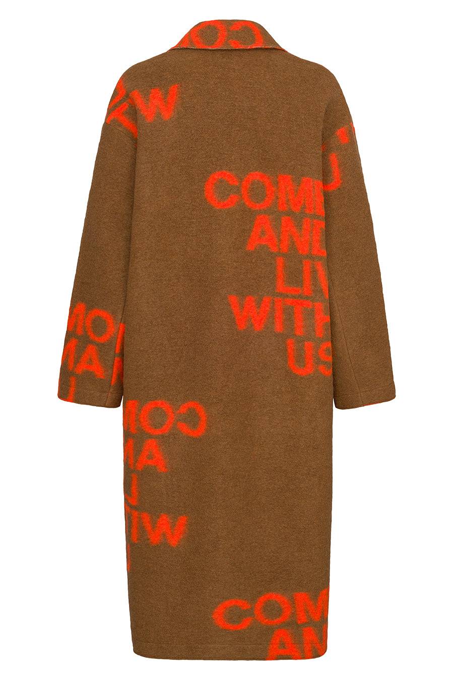 Liv Bergen Mantel Come in camel/orange Nur noch ein Tag übrig