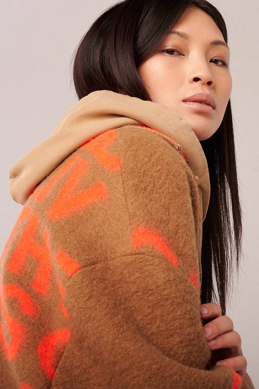 Liv Bergen Mantel Come in camel/orange Nur noch ein Tag übrig