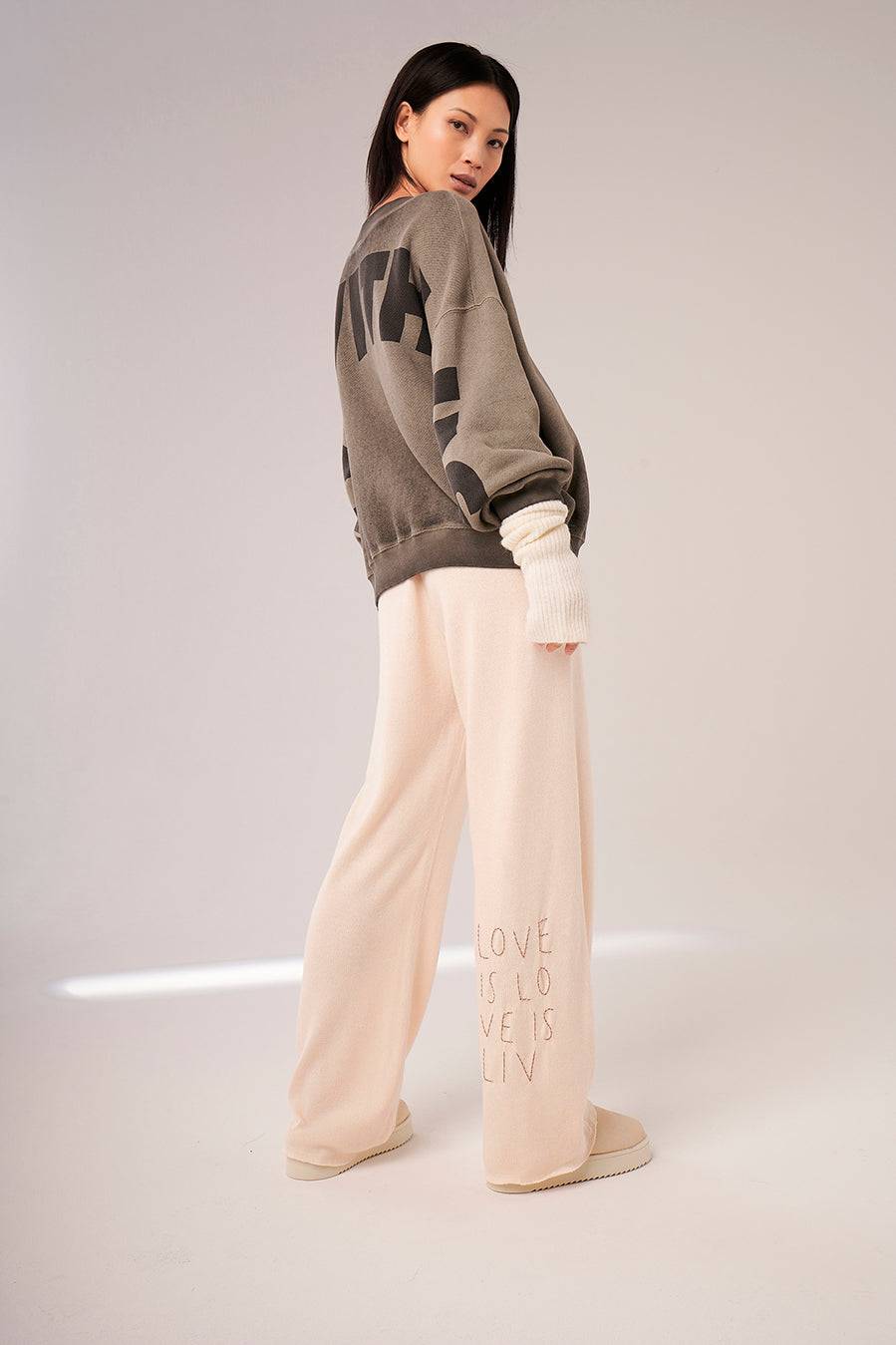 Liv Bergen Hose Knit in creme Riesige Rabatte