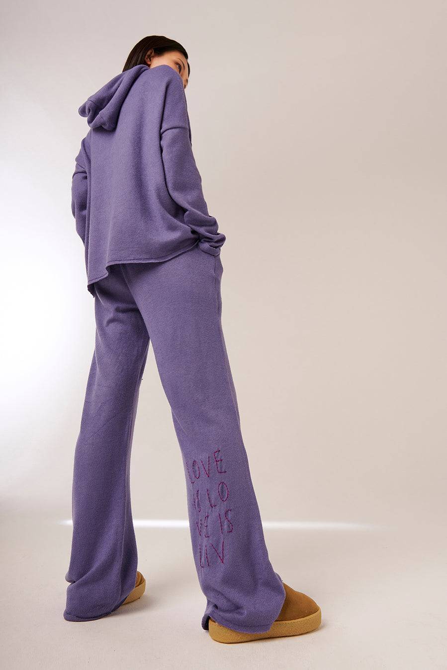 Liv Bergen Hose Knit in purple ash 50% Rabatt mit kostenlosem Versand