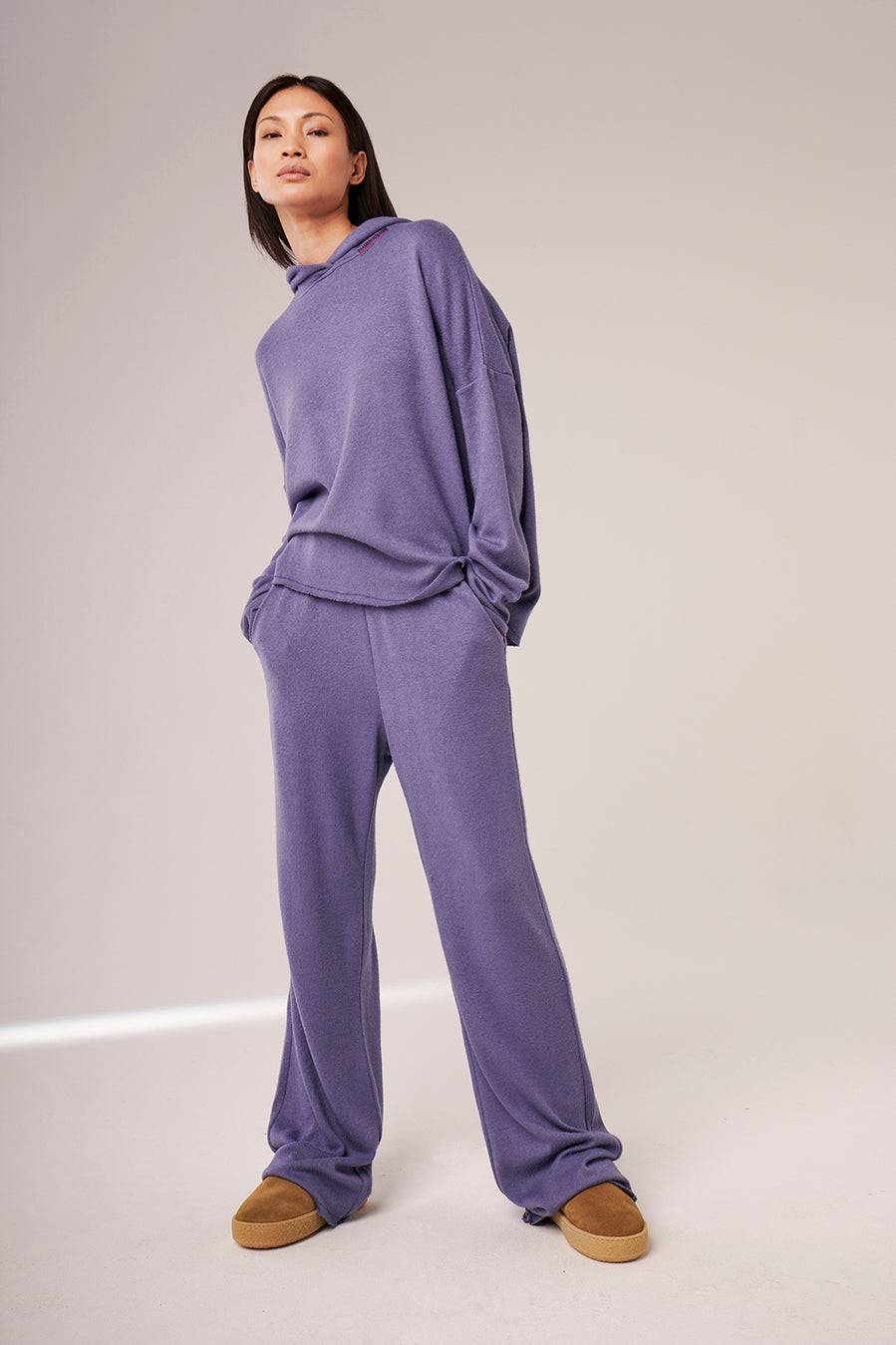 Liv Bergen Hose Knit in purple ash 50% Rabatt mit kostenlosem Versand