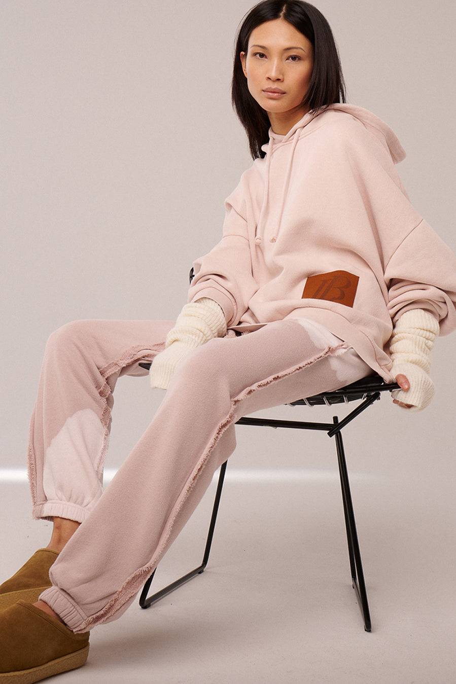 Liv Bergen Hose Bleached in old rose Begrenzt auf 3 Tage