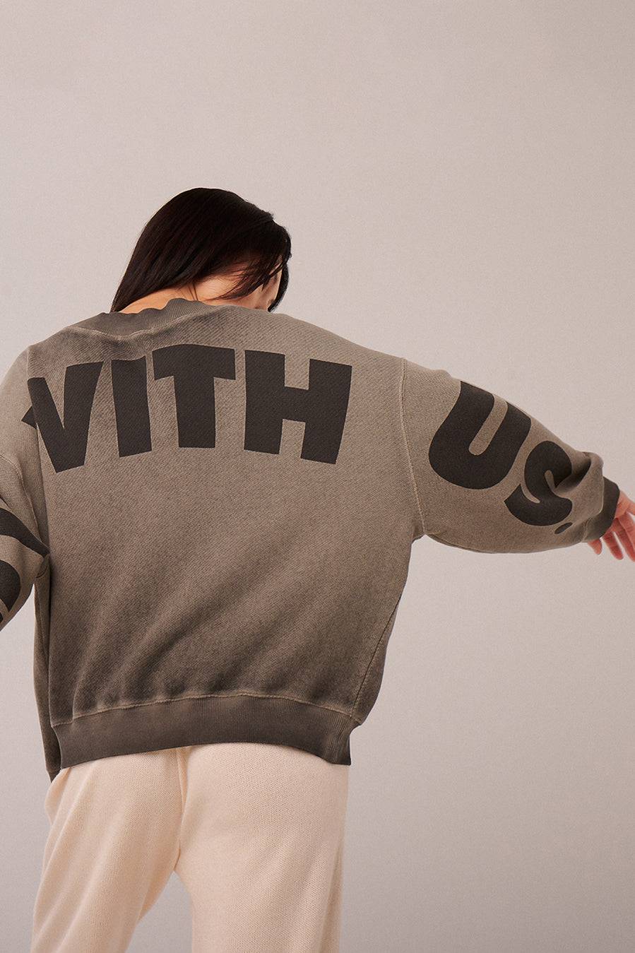 Liv Bergen Oversized Sweater Liv in mocca Neuheiten