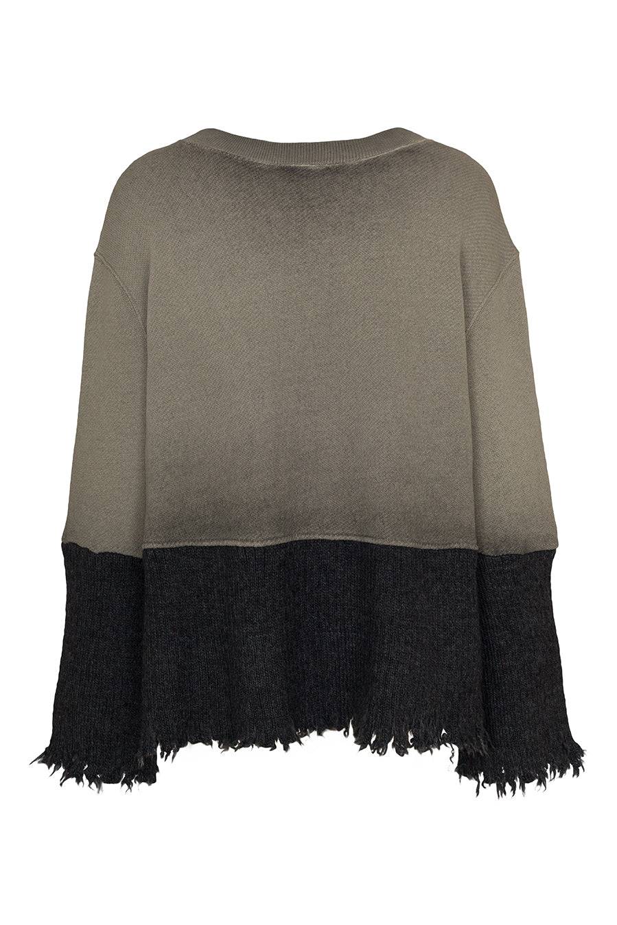 Liv Bergen Sweater Cotton dye in mocca Bestseller