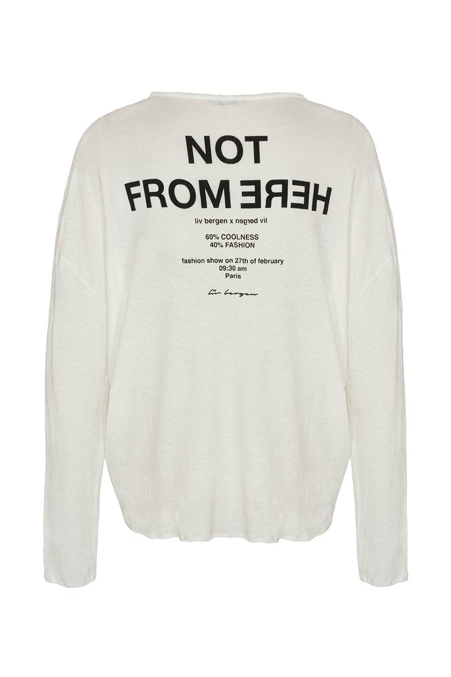 Liv Bergen Shirt Not in creme Saisonale Angebote