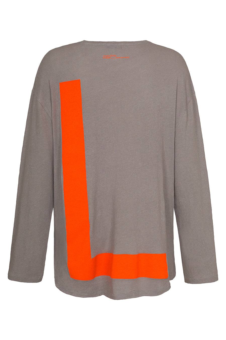 Liv Bergen Shirt L in washed grey VIP-Rabatte