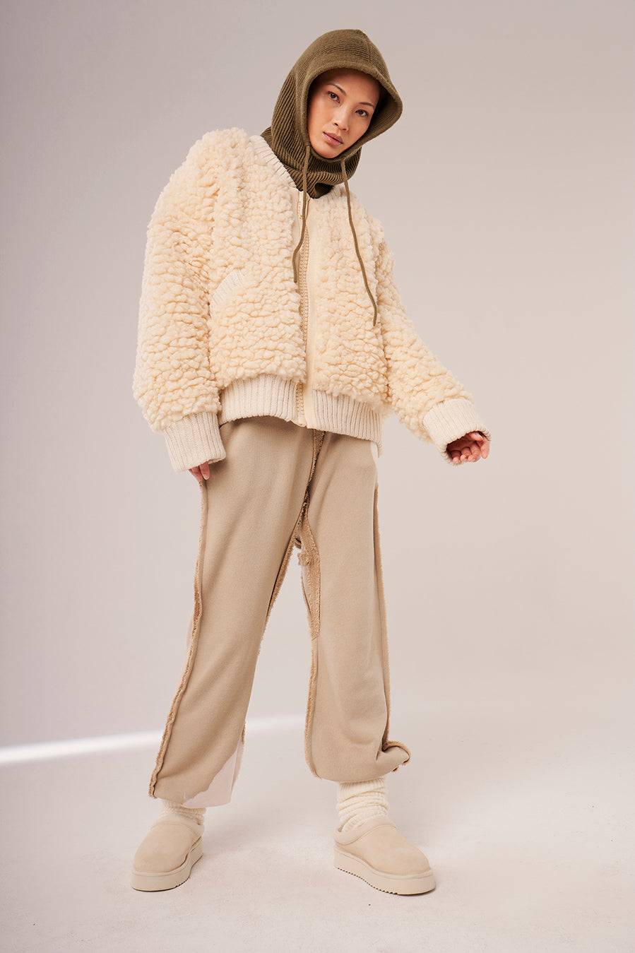 Liv Bergen Jacke Teddy Neueste Stile