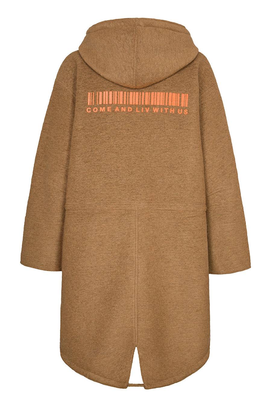 Liv Bergen Jacke Parka in camel Discount Store für neue Produkte