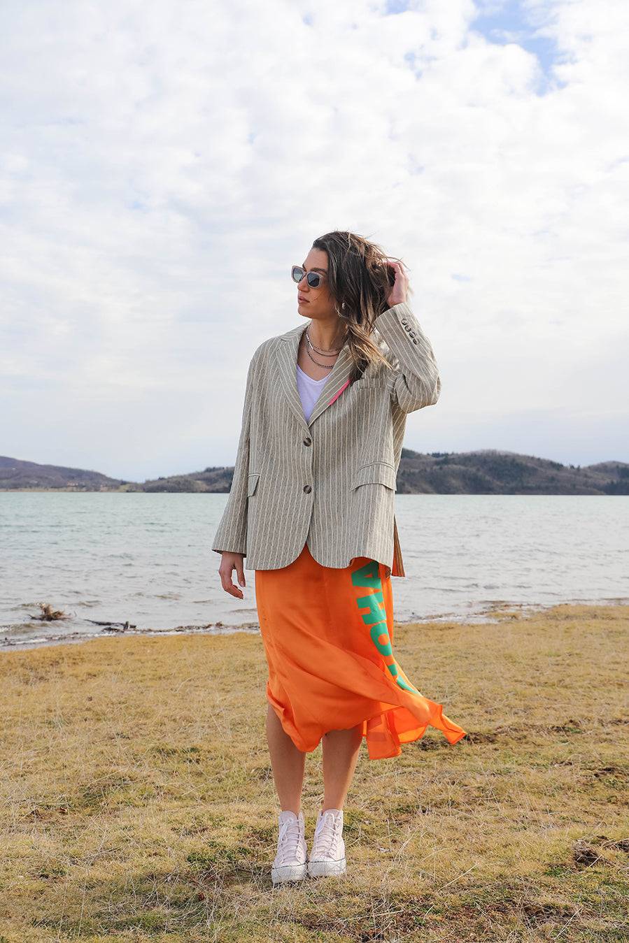 Liv Bergen Rock ALOHA VIBES in orange Osterangebot
