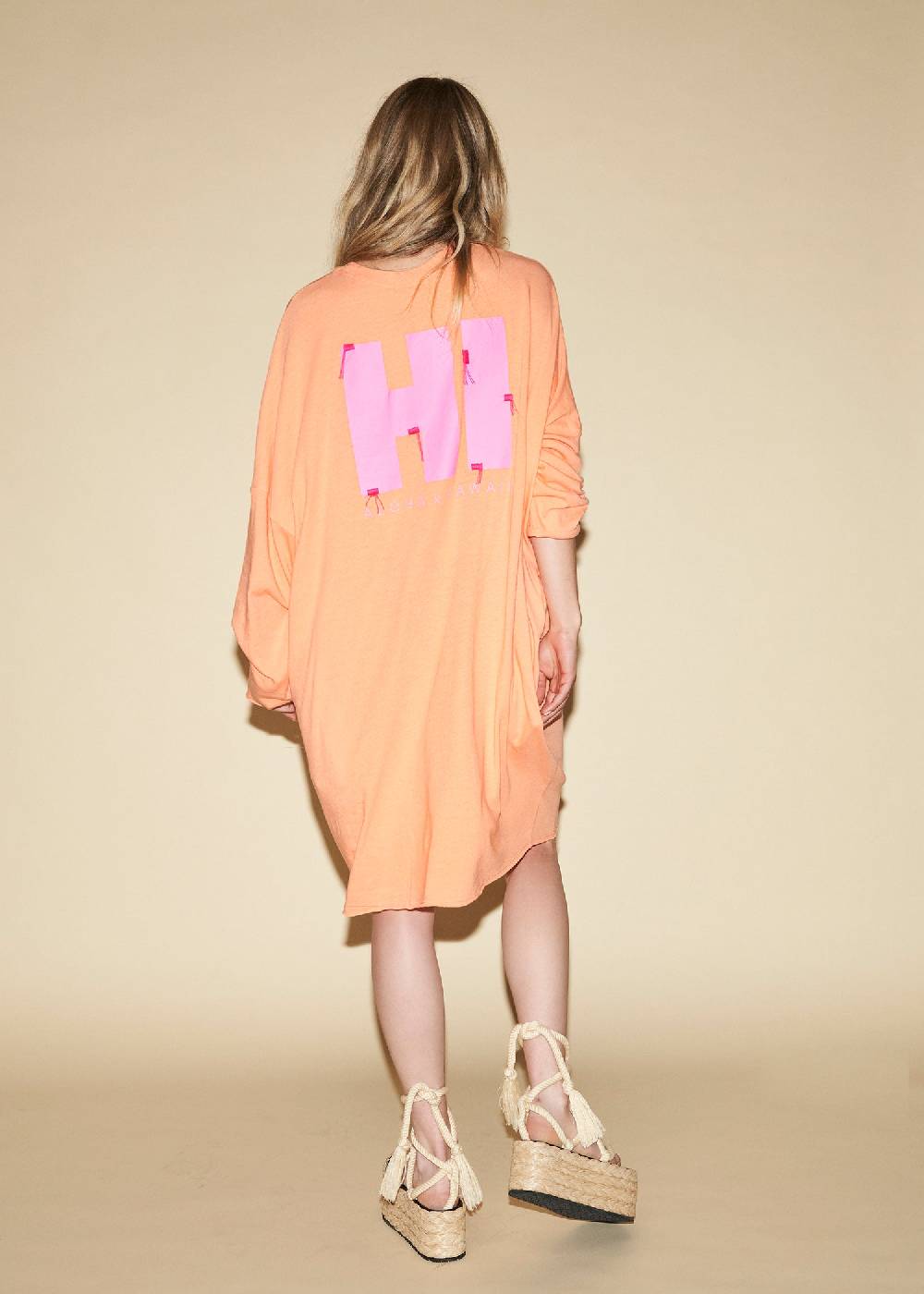 Liv Bergen Kleid HI in neon orange Lagerräumung