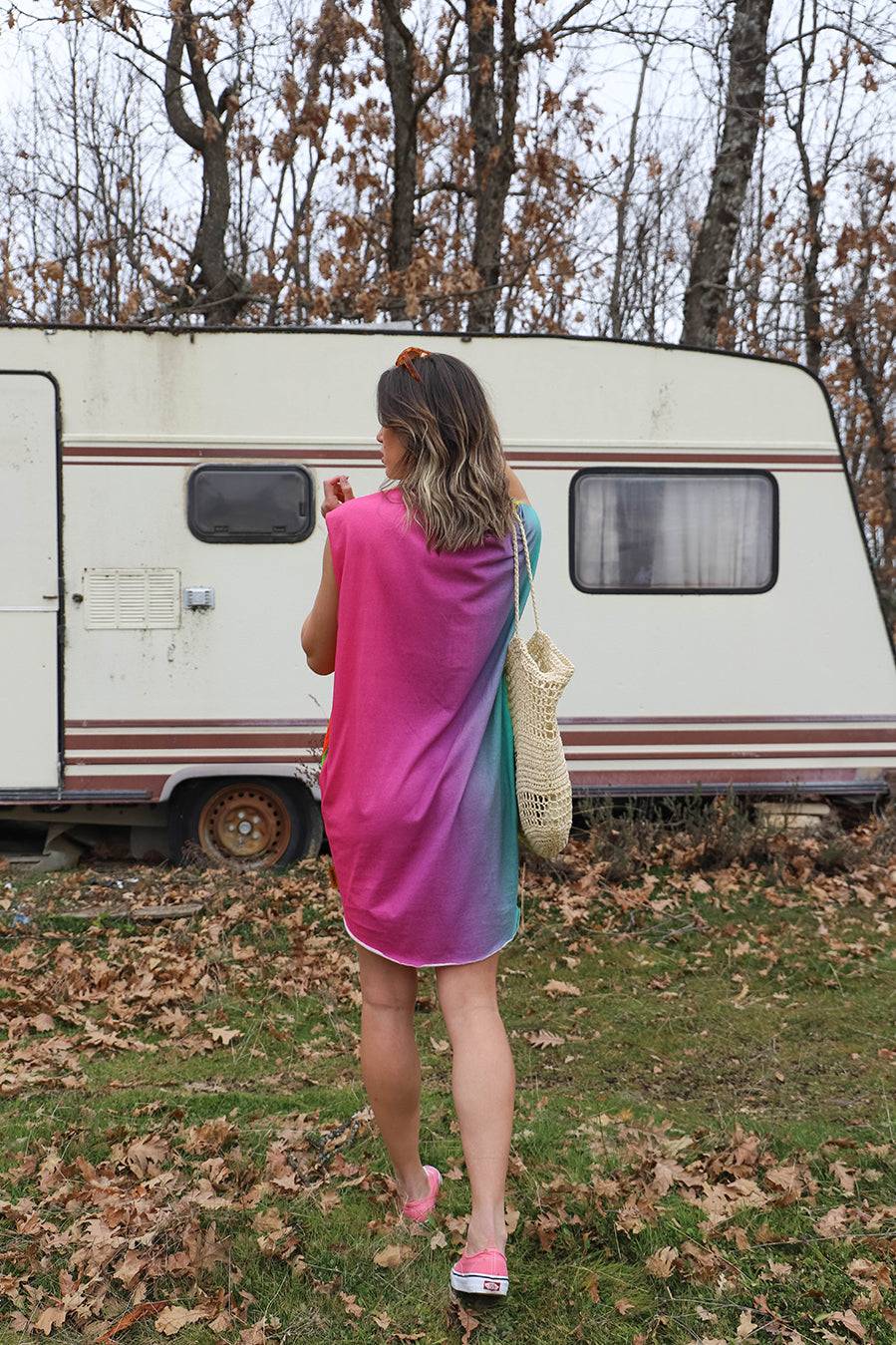 Liv Bergen Kleid Rainbow in multicolour Top Angebot