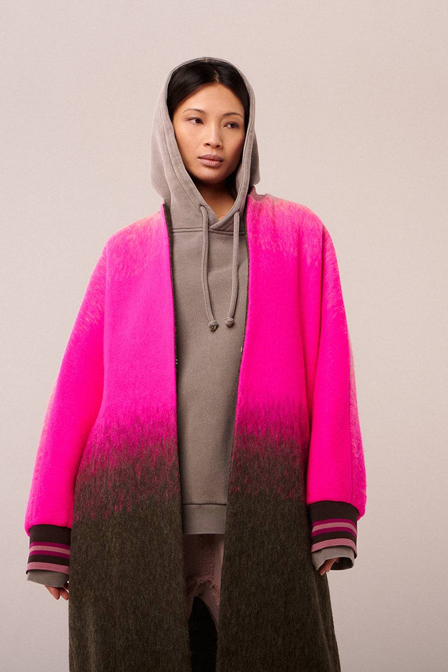 Liv Bergen Mantel Coloured in pink/brown Riesige Ersparnisse