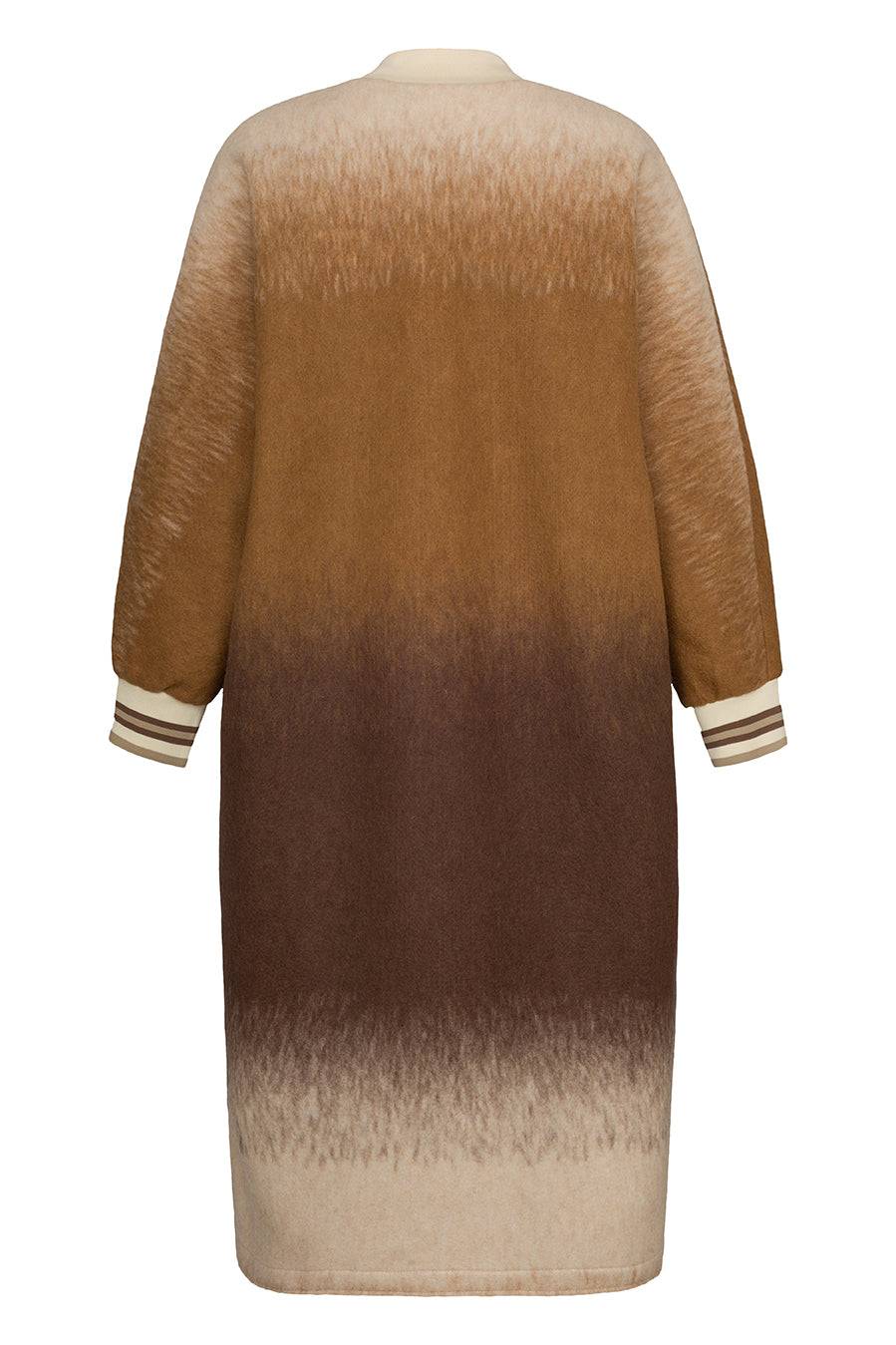 Liv Bergen Mantel Coloured in black/brown Tiefpreis