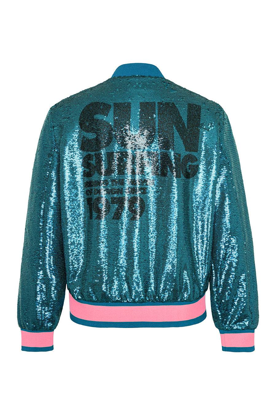Liv Bergen Jacke SUN SURFING in turquoise Begrenzte Freigabe
