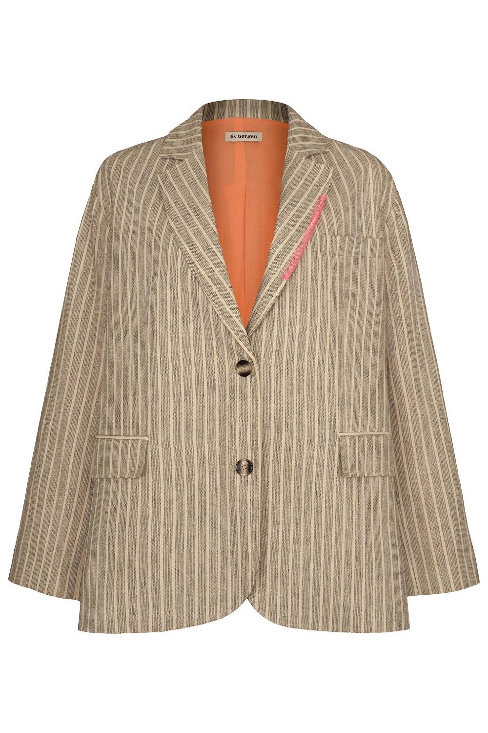 Liv Bergen Oversized Blazer HI in stripe Letzte 2 Tage