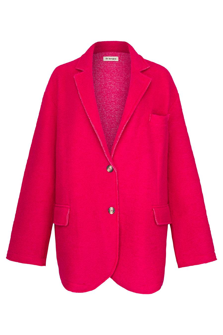 Liv Bergen Oversized Jacke "THAT DON'T IMPRESS ME MUCH" in pink Riesige Rabatte