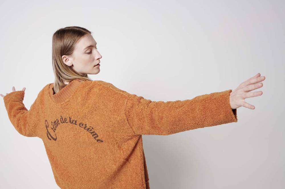 Liv Bergen Jacke Crême de la crême in camel Kostenloser Versand international