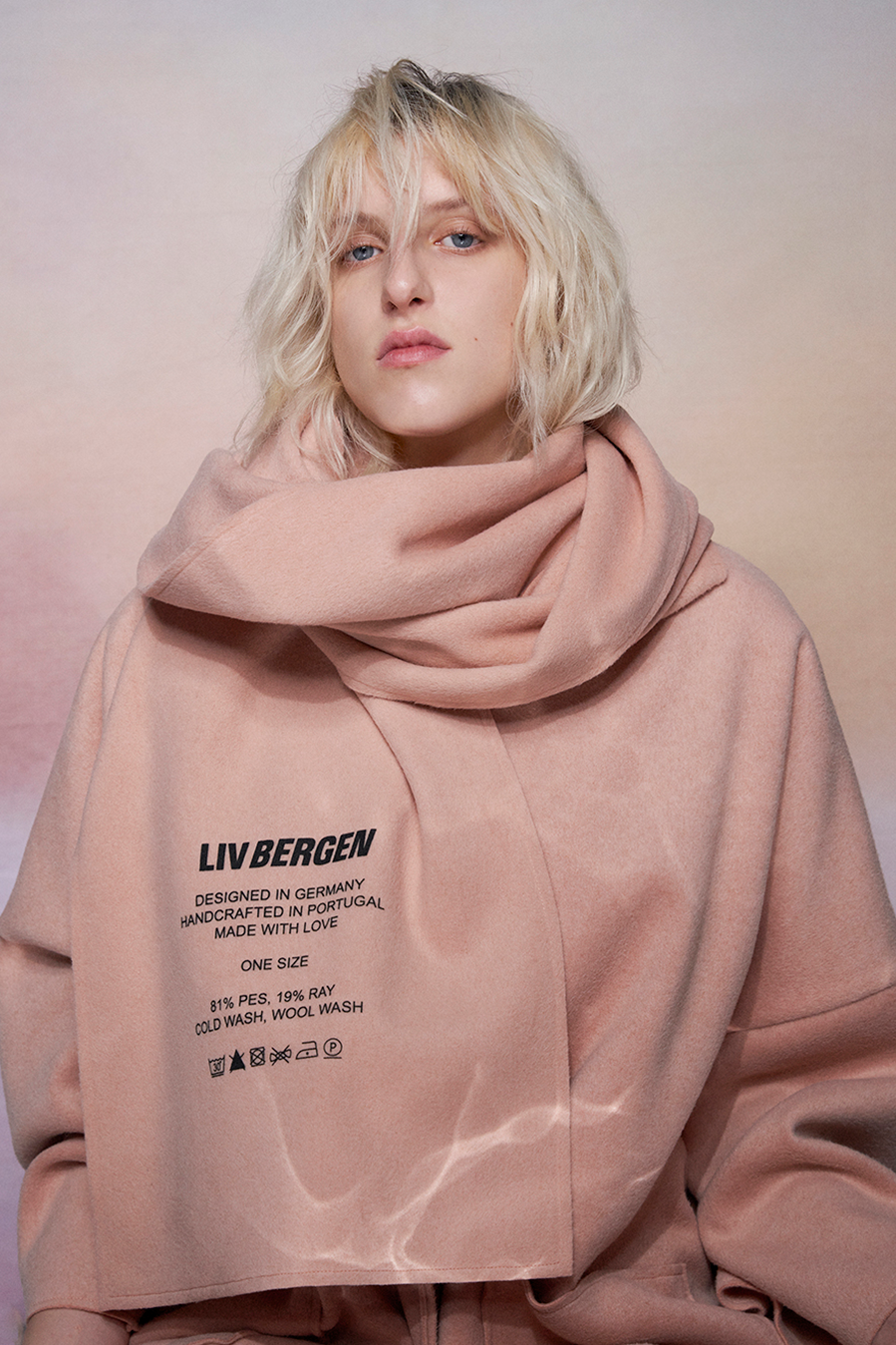 Liv Bergen Schal LIV BERGEN in powder Black Friday Preise