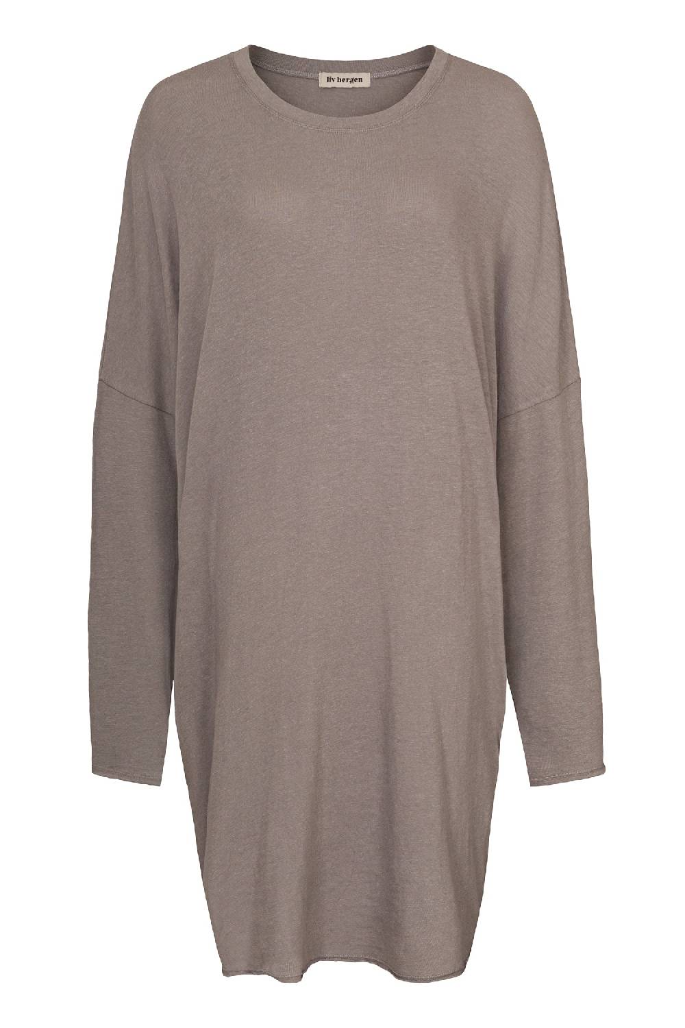 Liv Bergen Kleid HI in washed grey Kostenloser Versand