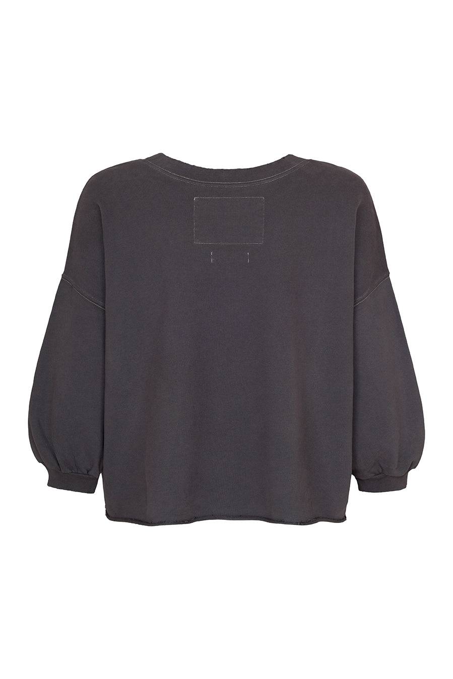 Liv Bergen Sweater Manama Organic in volcanic ash Top Angebot
